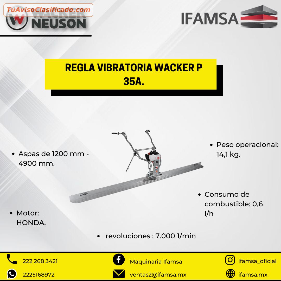 REGLA VIBRATORIA PARA CONCRETO WACKER Ferretería Herramientas y