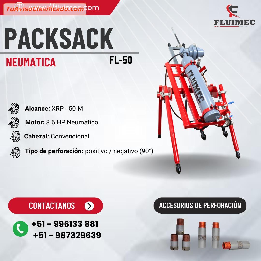 Perforadora Neumatica Packsack Fl Equipo Para Ubicacion De Beta