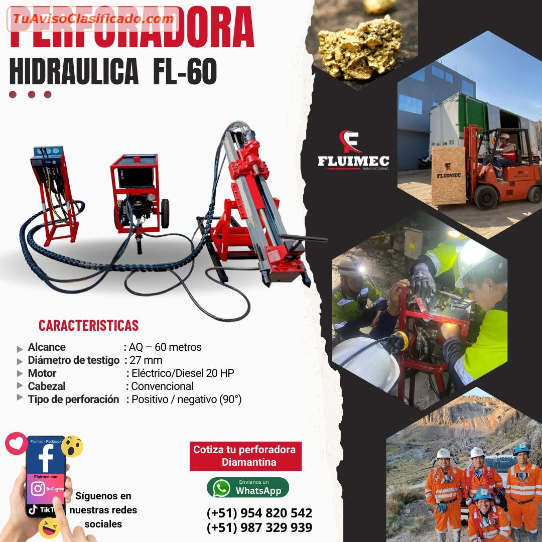 Perforadora Hidraulica Fl Equipo Versatil Para Exploraci N En